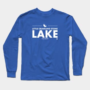 Vilas County, Wisconsin - Little Crawling Stone Lake Long Sleeve T-Shirt